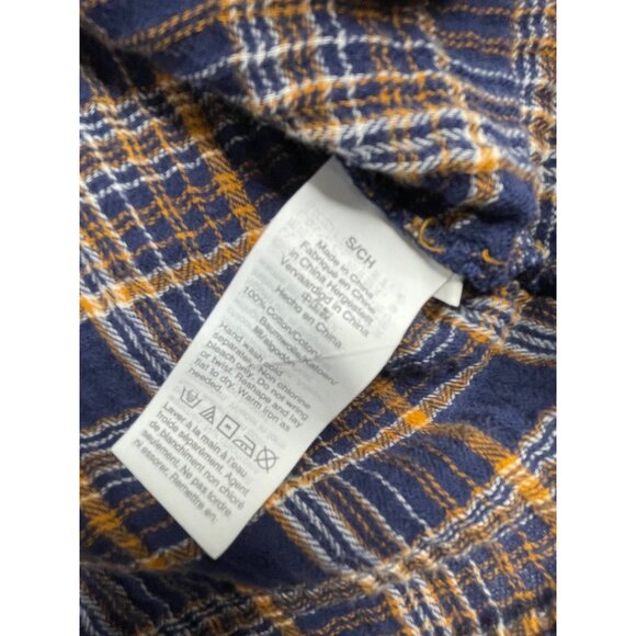 Madewell Plaid‎ Long Sleeve Dress size Small Blue/Yellow AS IS - Picture 3 of 7
